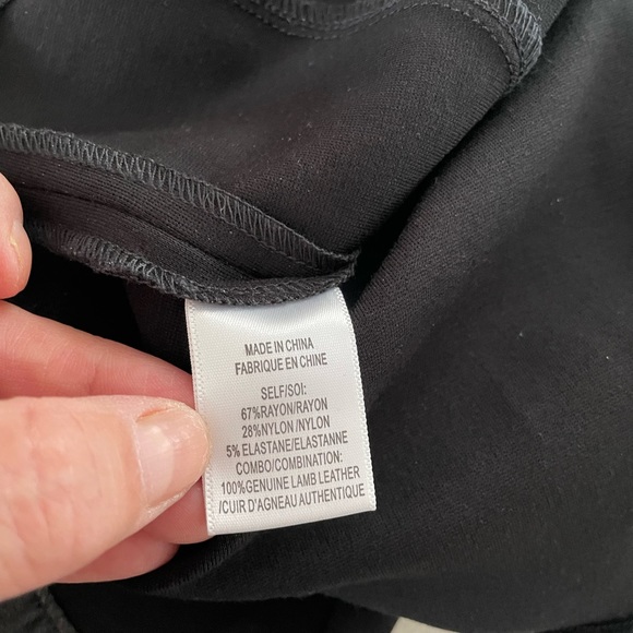 Haute Hippie Lace Up Leather Leggings Size M - Picture 11 of 15